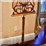 M08. Carved Art Nouveau style music stand. 